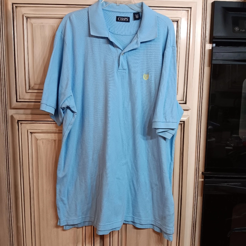 Chaps Light Blue Polo - Size 2XLT‎